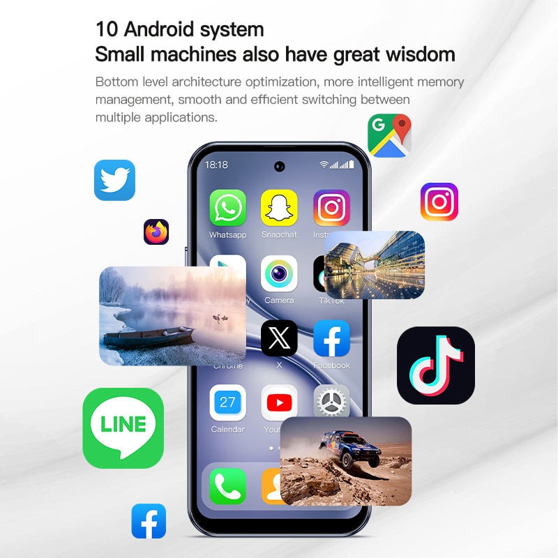 Telefon mobil ONEMYTH A19 Pro 4.5 inch, 2GB RAM, 16GB ROM, Albastru, Dual SIM
