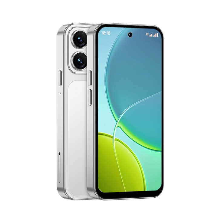 Telefon mobil ONEMYTH A19 Pro, 2GB RAM, 16GB ROM, 4.5 inch, Argintiu