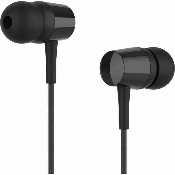 Casti cu fir Conceptum CM27 microfon incorporat negru 12cm