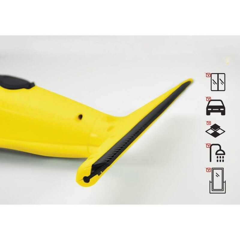 Aspirator geamuri cu acumulator Li-Ion 2000mAh, maner telescopic max 120cm