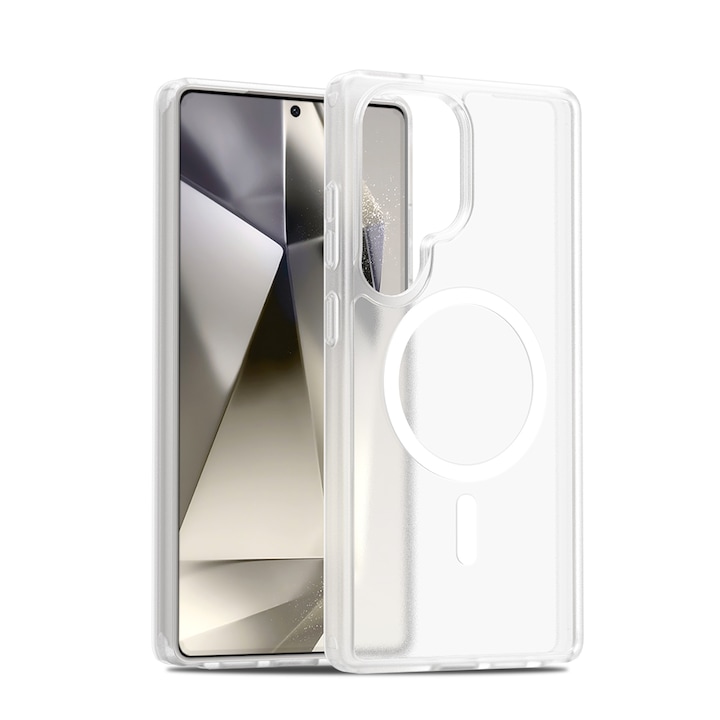 Husă de protecție pentru Samsung Galaxy S25 Ultra, transparentă, antishock, margini ridicate, 1mmx1.5mm