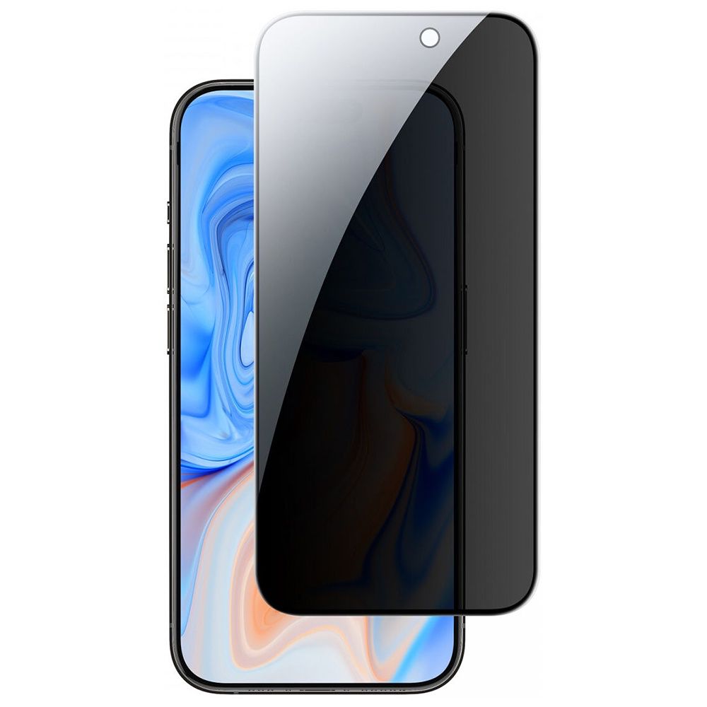 Folie de protectie tempered glass pentru iPhone 13 Pro Max full glue privacy