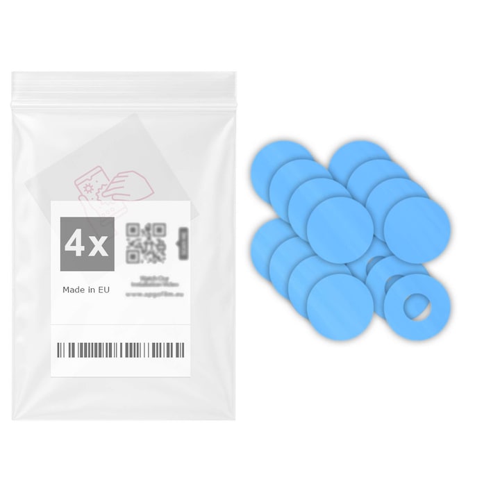 Set de 4 sticle de protectie pentru Xiaomi Poco F8 Pro – apgo, camera sticla pentru obiectivul camerei telefonului, full glue, 9H, anti-zgarieturi