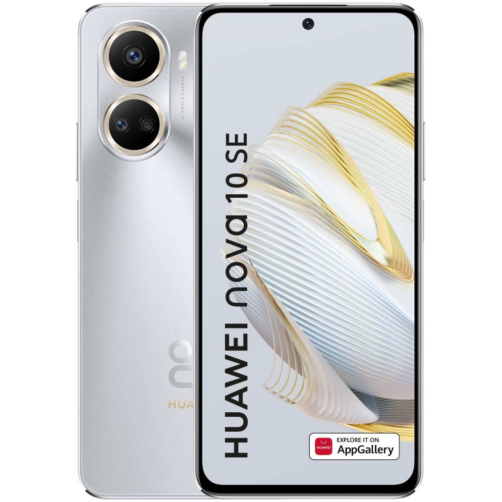 RESIGILAT: Telefon mobil Huawei Nova 10 SE, 8GB RAM, 128GB, 4G, Starry Silver