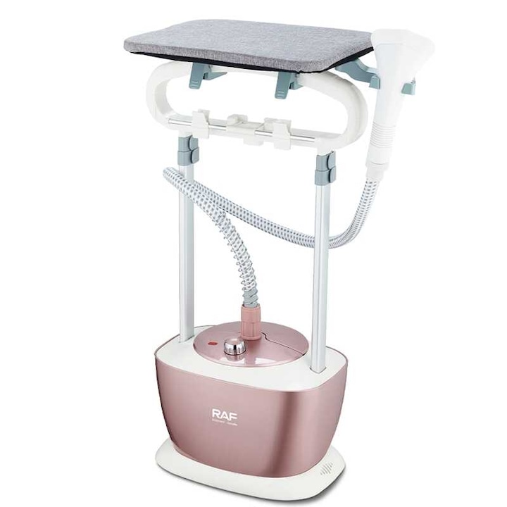 Aparat de călcat vertical cu aburi și stație de călcat profesională cu aburi 1.6L 2000W RAF R.3042