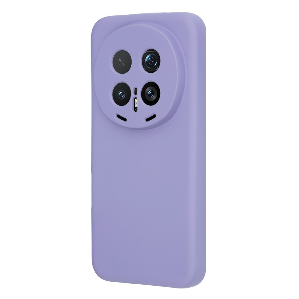Husa pentru Honor Magic 8 Pro Daden® Silicon SoftFlex, Ultra Slim, Protectie sporita, Interior de microfibra, Mov deschis