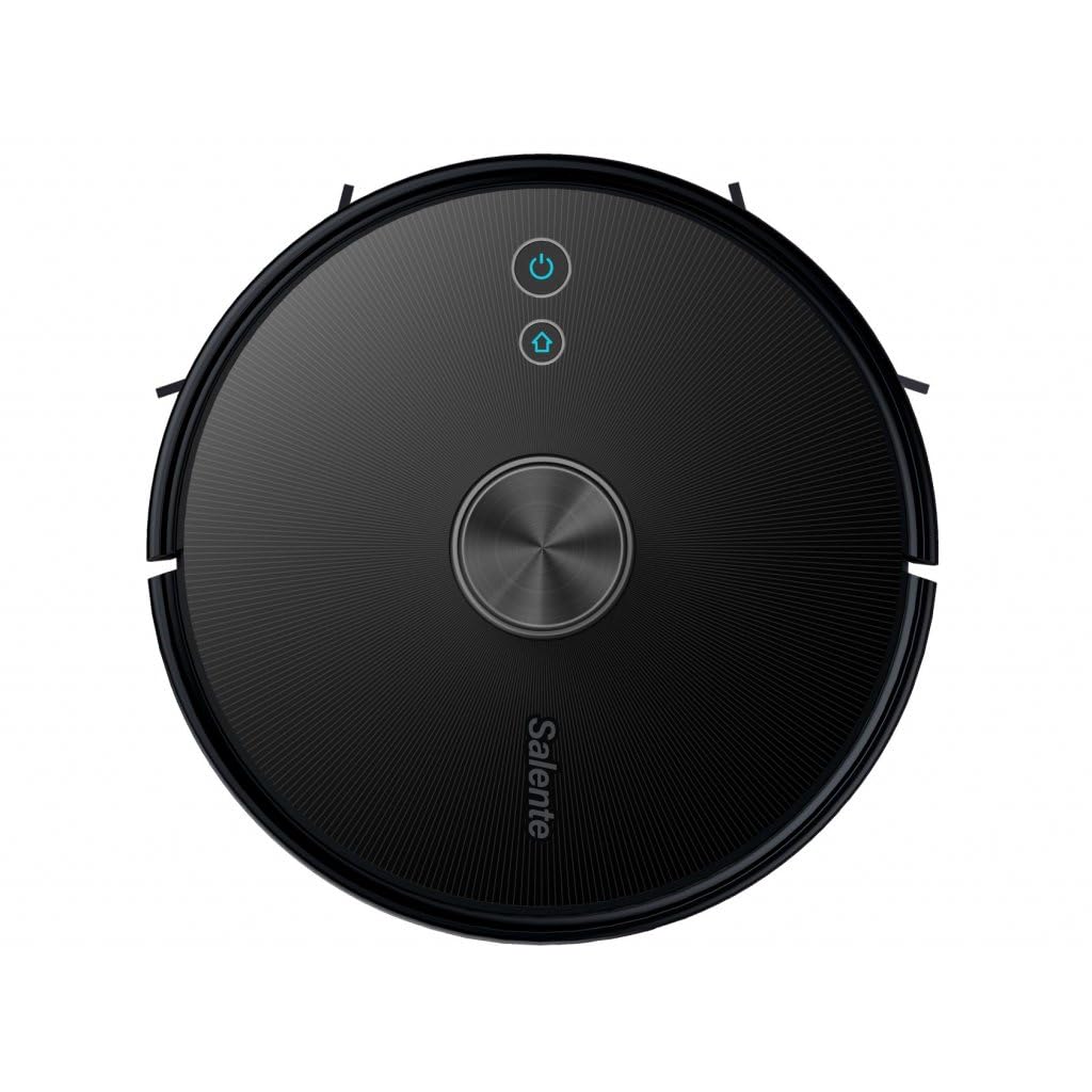 SALENTE L6, robot aspirator laser 360° cu functie de stergere 2-1, WiFi, cu control APP, Alexa, Google Home, 3300Pa, 65dB, algoritm LDS + SLAM, ideal pentru par de animale, covoare, podele dure