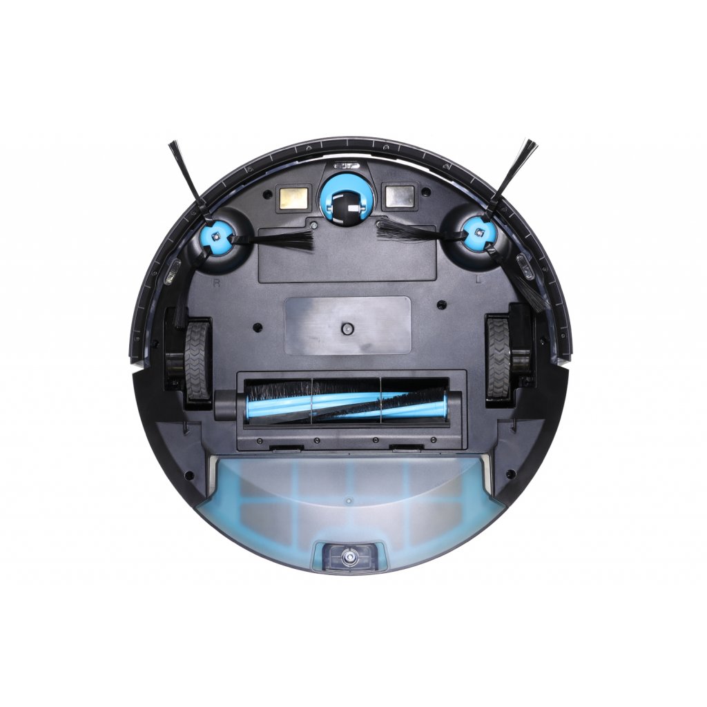 SALENTE L6, robot aspirator laser 360° cu functie de stergere 2-1, WiFi, cu control APP, Alexa, Google Home, 3300Pa, 65dB, algoritm LDS + SLAM, ideal pentru par de animale, covoare, podele dure