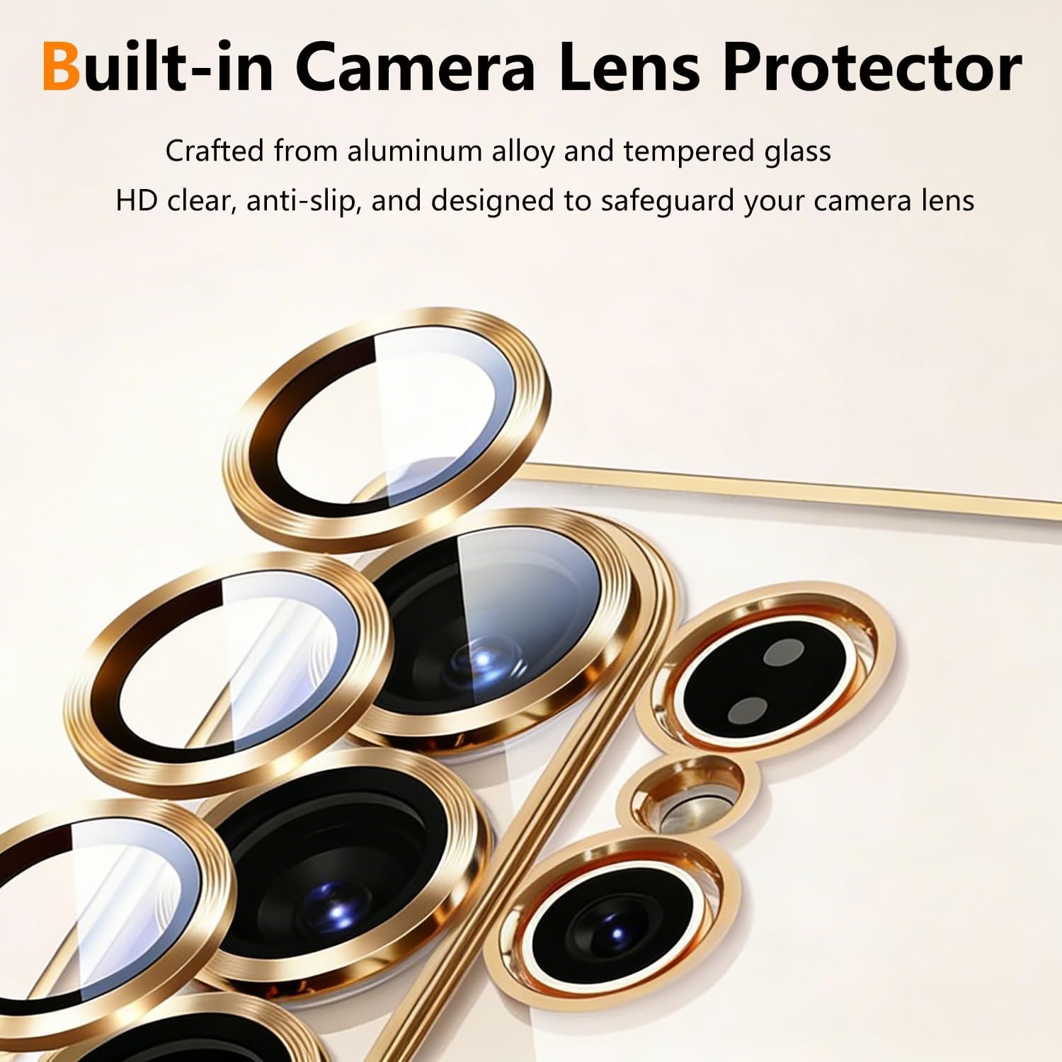 Husa compatibila cu Samsung Galaxy S26 Ultra, ALC MOBILE, pentru telefon mobil cu protectie pentru camera, Tehnologie MagSafe, rezistenta la socuri, contur Auriu