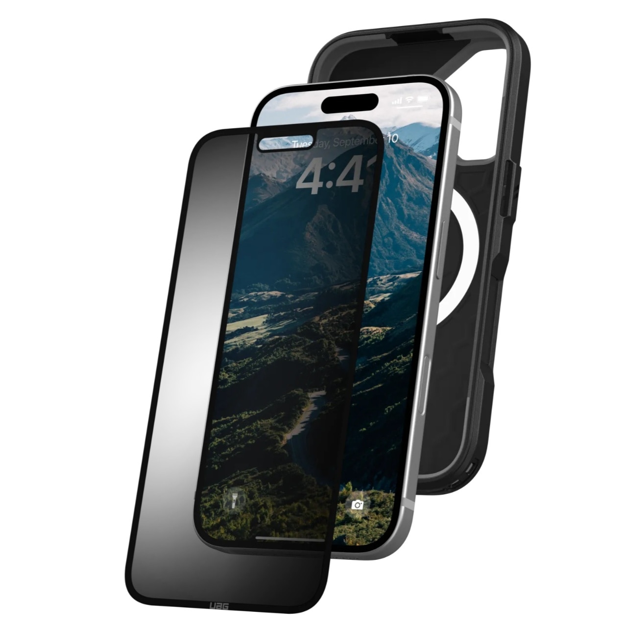 Folie de protectie UAG Removable Privacy Eco pentru iPhone 16 Pro