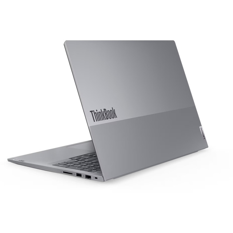 Laptop Lenovo 16'' ThinkBook 16 G7 ARP, WUXGA IPS, Procesor AMD Ryzen™ 7 7735HS (16M Cache, up to 4.75 GHz), 16GB DDR5, 512GB SSD, AMD Radeon 680M, No OS, Arctic Grey