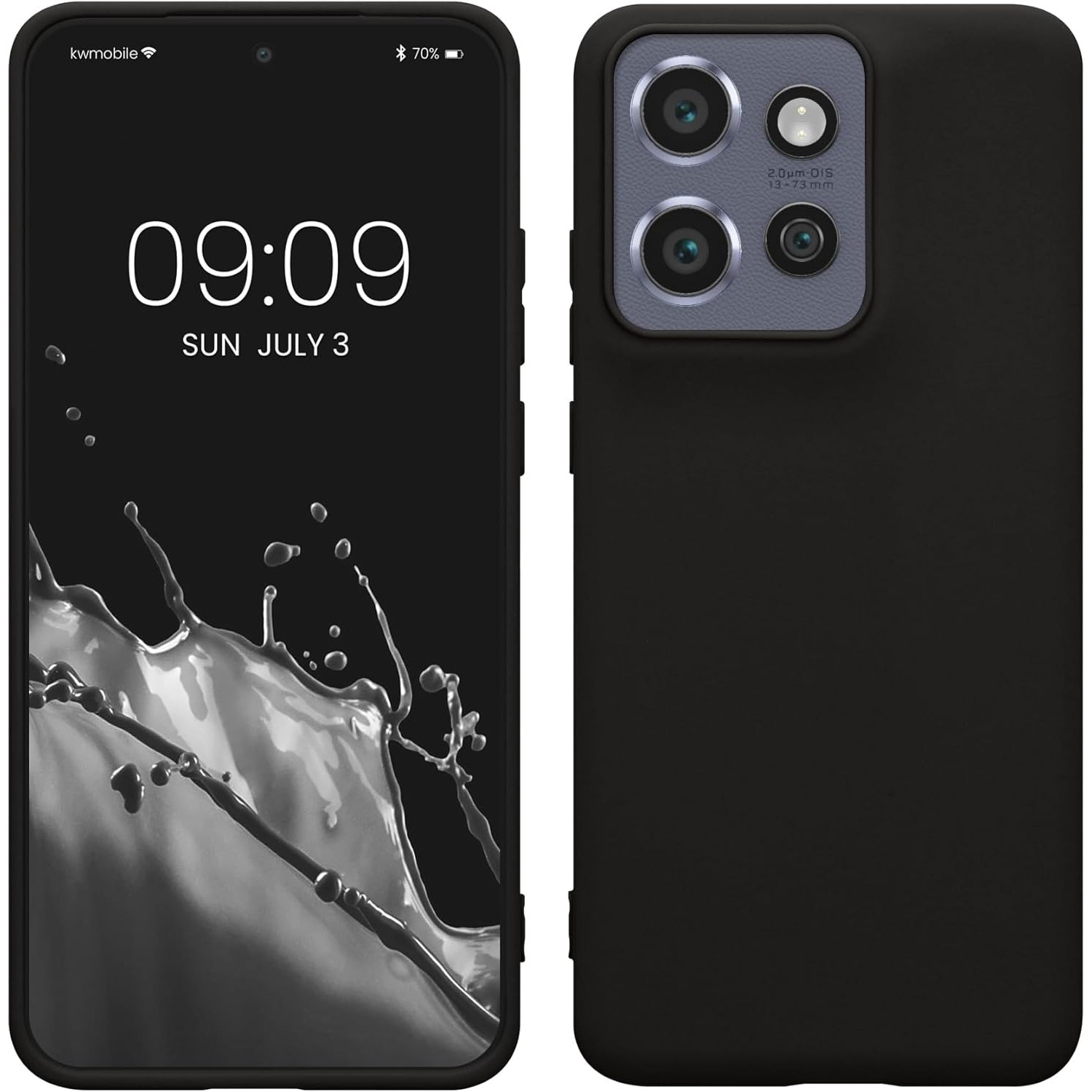 Intelli® Husa silicon compatibila cu Motorola Edge 60 Neo, Negru mat