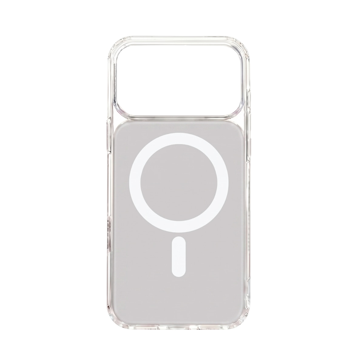 Husa pentru iPhone 17 PRO Alb, HEYBINGO®, design slim, MagSafe, Anti-Soc, Anti Zgarieturi, Clear Fusion Mag Cover