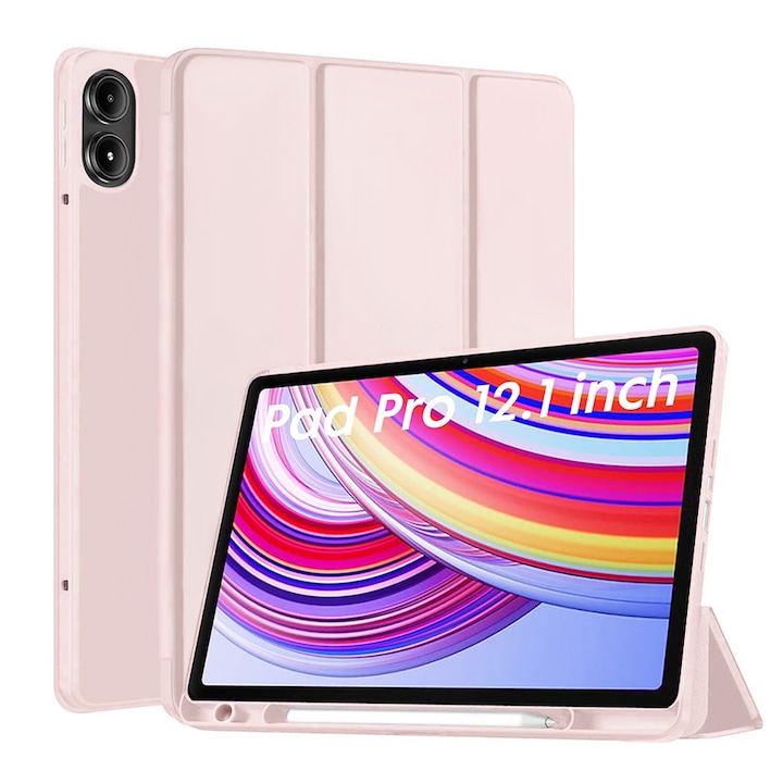 Flex Trifold (with Pencil Holder) - Xiaomi Redmi Pad Pro / Redmi Pad Pro 5G / Poco Pad - Pink