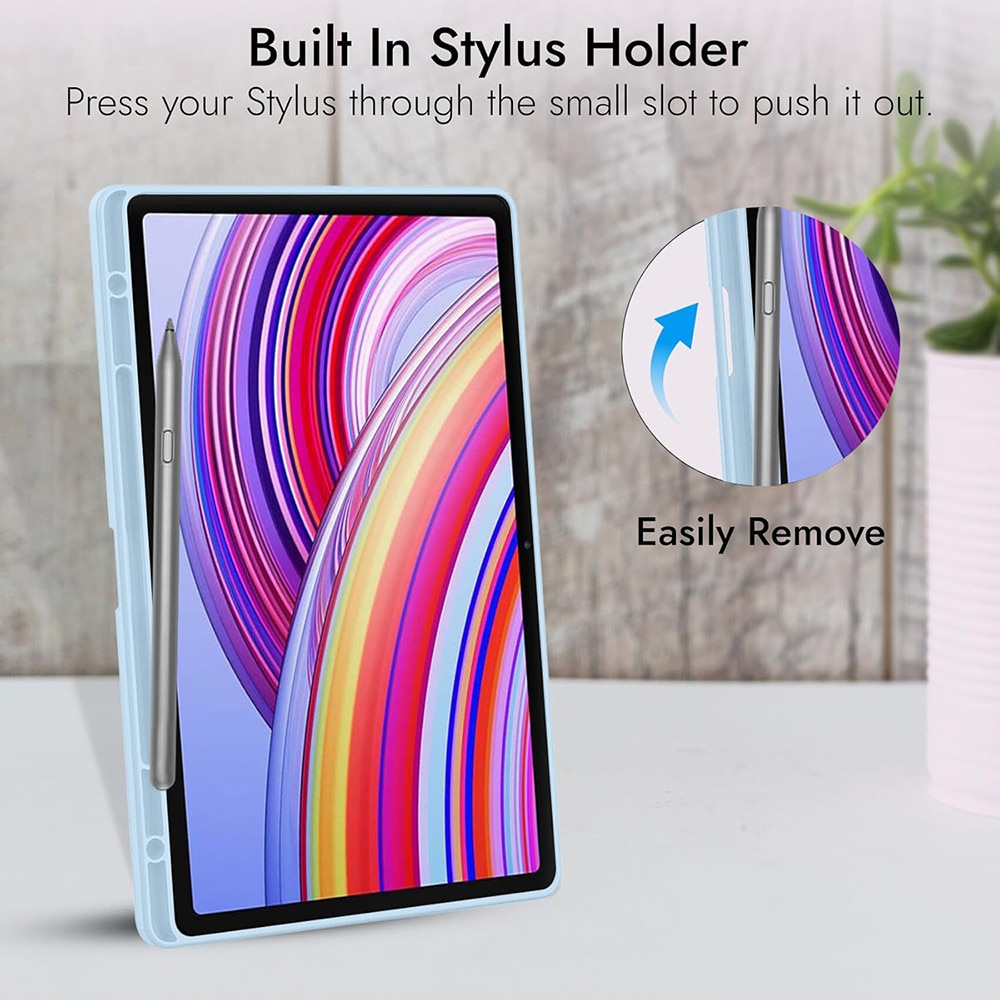 Flex Trifold (with Pencil Holder) - Xiaomi Redmi Pad Pro / Redmi Pad Pro 5G / Poco Pad - Pink