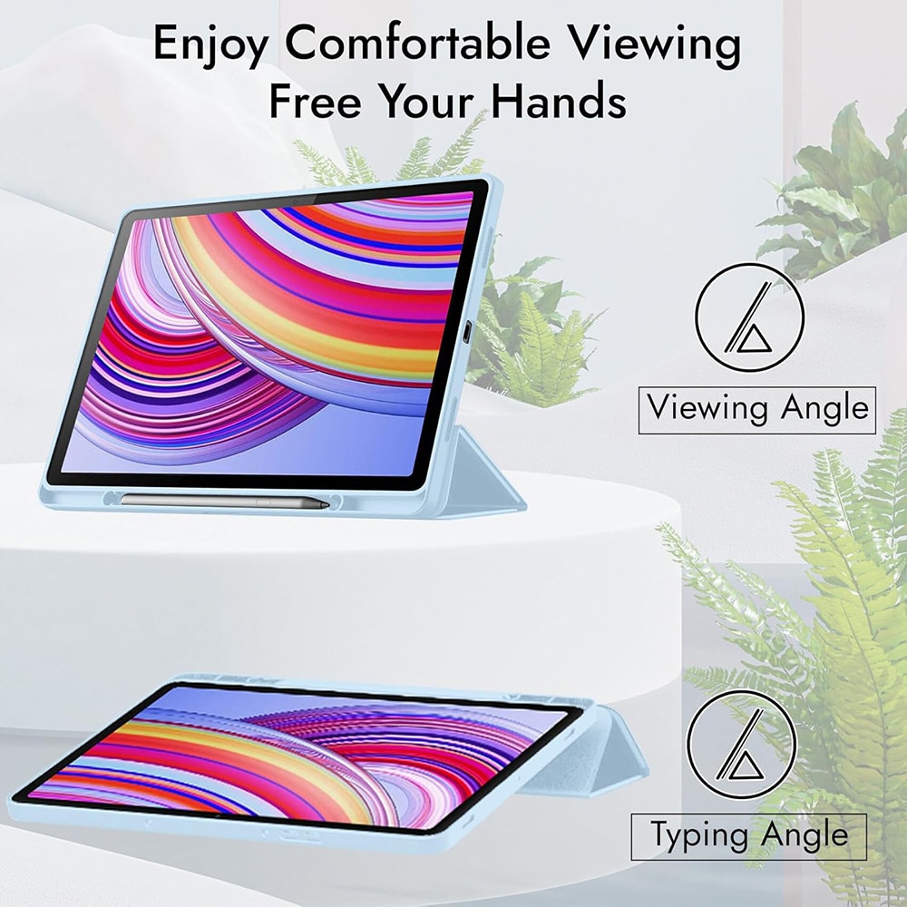 Flex Trifold (with Pencil Holder) - Xiaomi Redmi Pad Pro / Redmi Pad Pro 5G / Poco Pad - Pink
