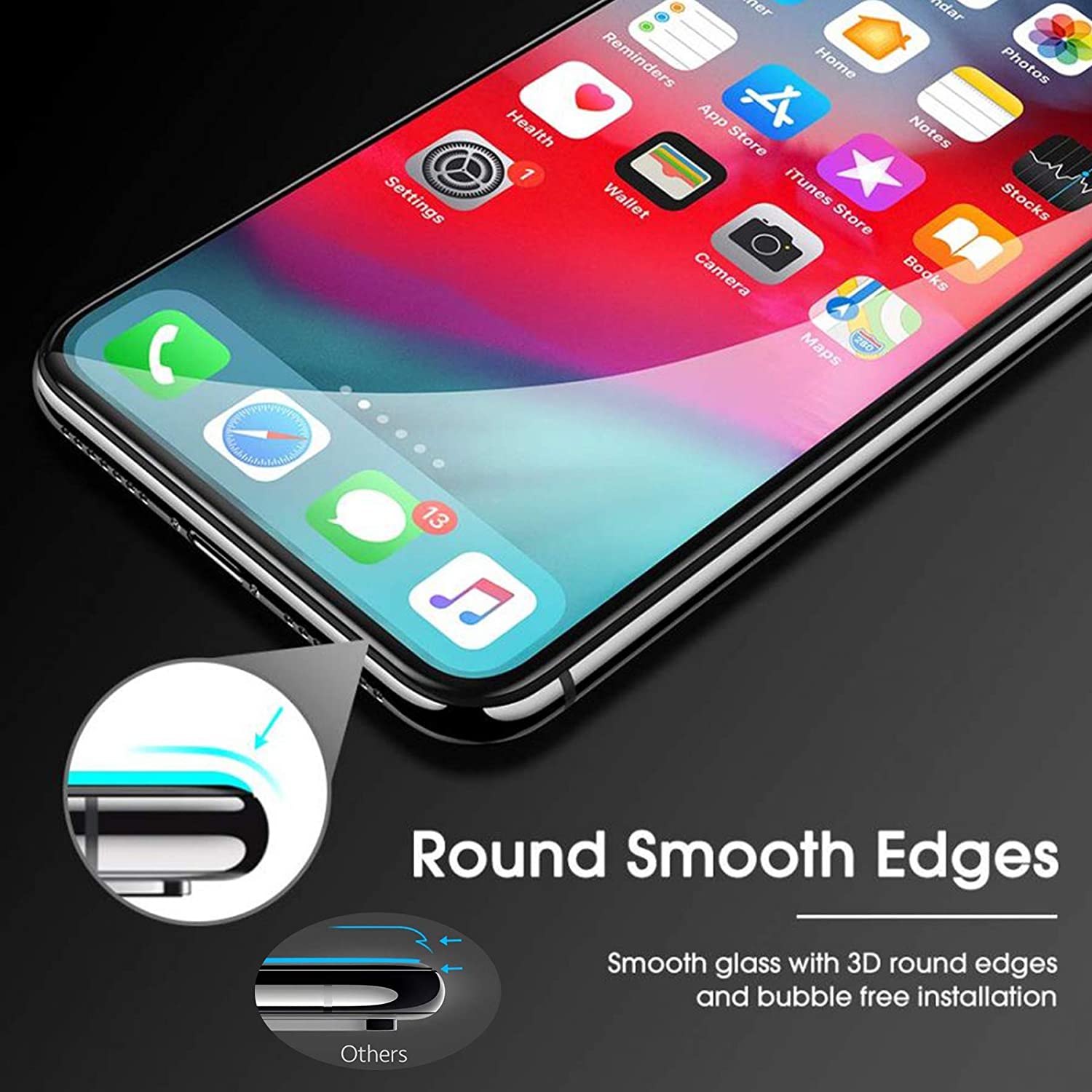 Folie din sticla securizata 9H pentru iPhone 11, lipici pe toata suprafata, Premium Glass