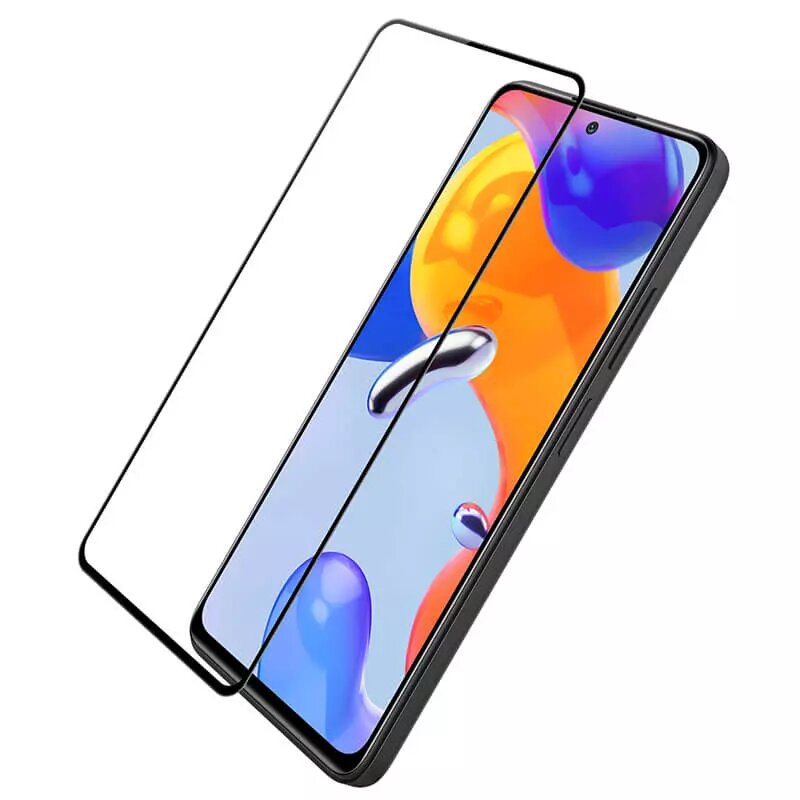 Folie de sticla pentru Xiaomi Redmi Note 11 Pro 5G, Rezistent la socuri, Acoperire completa, Negru