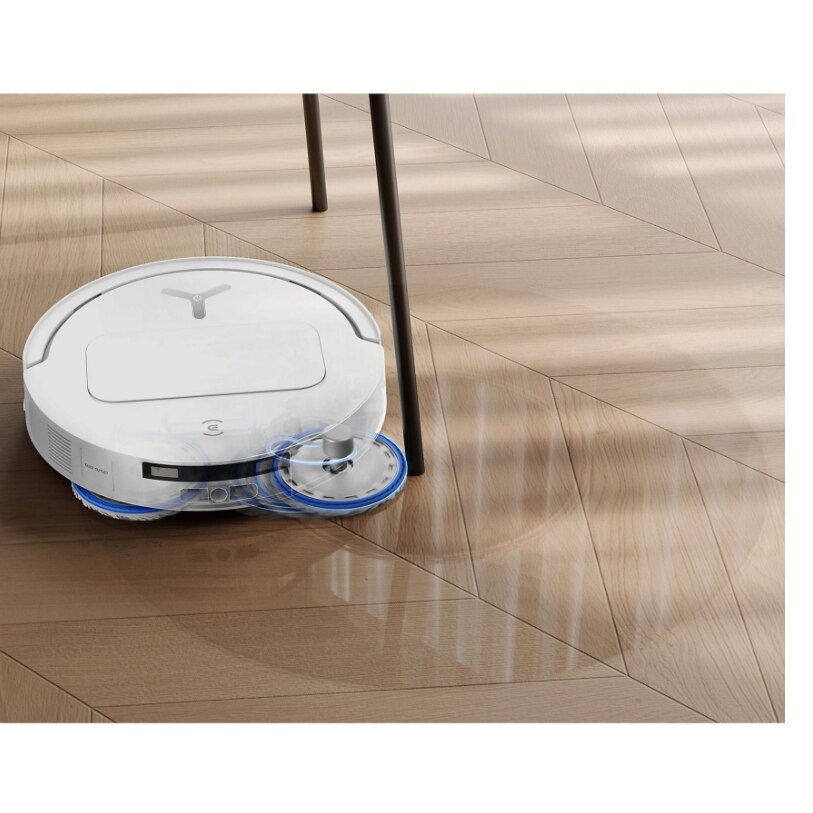Aspirator robot Ecovacs DEEBOT T50 OMNI G3, 25000Pa, 75 W, Recipient praf 0.26 L, TruEdge 2.0, OZMO Turbo, Atuonomie 198 minute, Rezervor 70 ml, Evitare obstacole cu AI Alb
