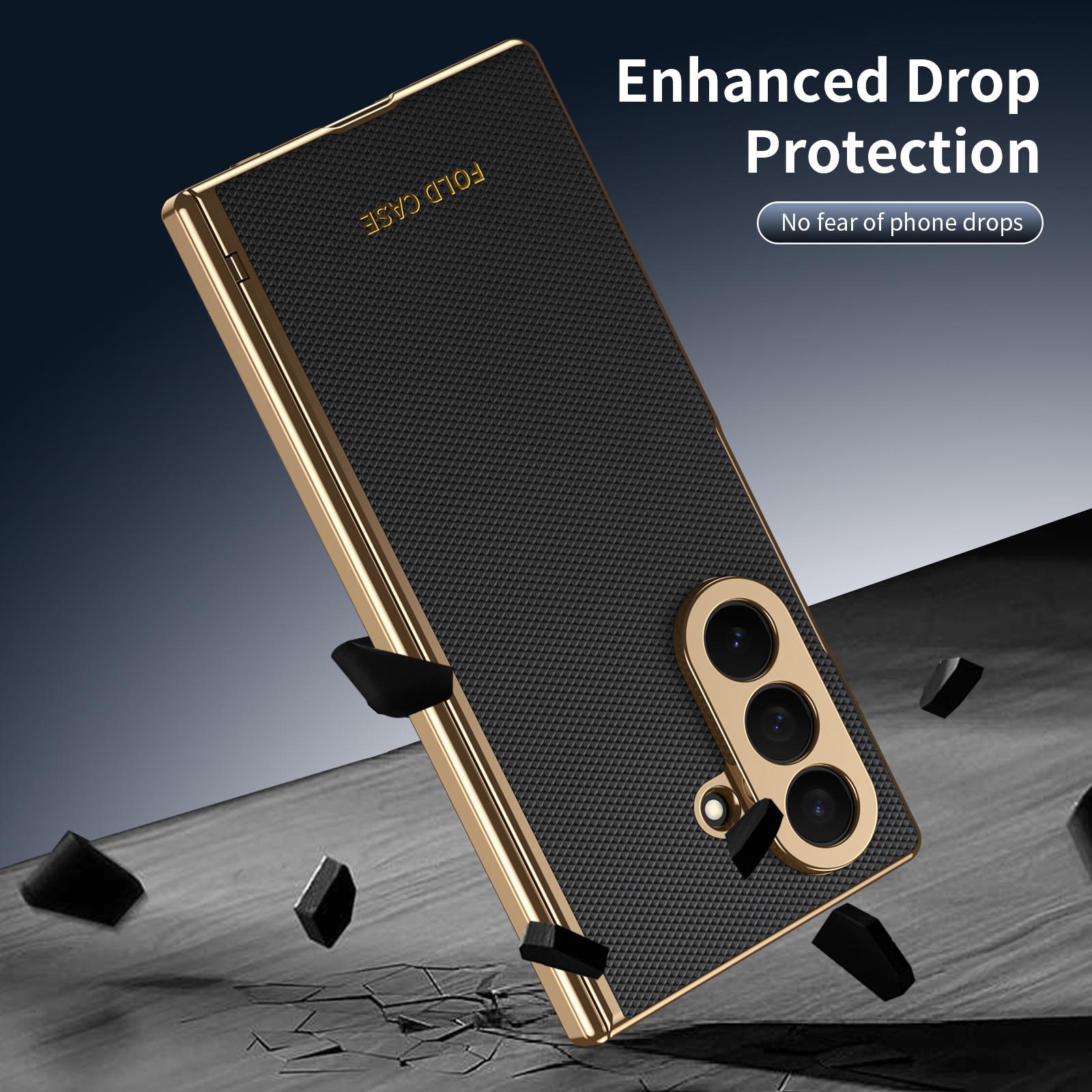 Husa pentru Samsung Galaxy Z Fold8 Ultra, Protectie Balama, Sticla Ecran Integrata, Negru