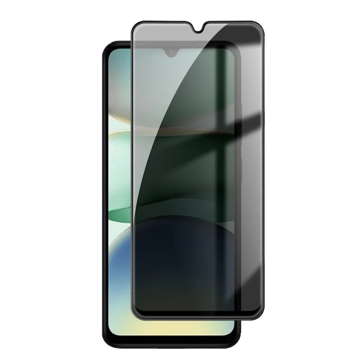 Folie pentru Xiaomi Redmi A7 Pro 4G, Anti-spy Ultra HD, Protectie 9H, Montare Simpla, 111D, set cu sticker, Privacy