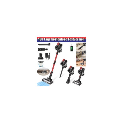 Aspirator fara fir 6 in 1, functie portabila, 30 kPa, 6000 W, cu accesorii