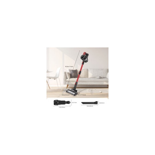 Aspirator fara fir 6 in 1, functie portabila, 30 kPa, 6000 W, cu accesorii