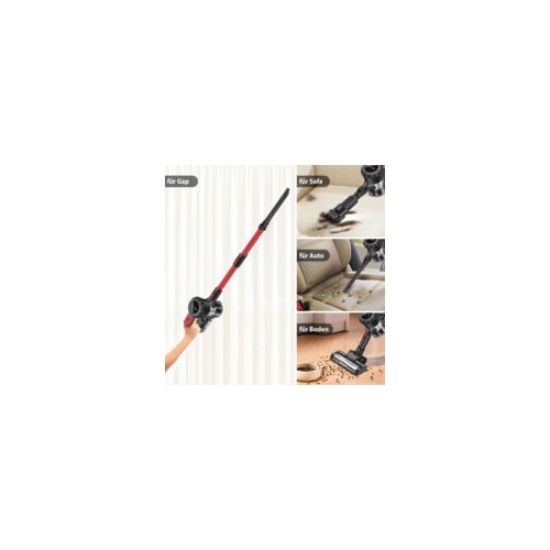 Aspirator fara fir 6 in 1, functie portabila, 30 kPa, 6000 W, cu accesorii