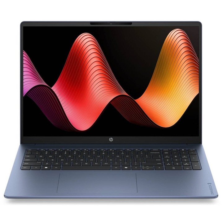 Laptop HP OmniBook 3 OLED 2K AMD Ryzen 7 250 16GB 512GB SSD Windows 11 Home Blue Navy