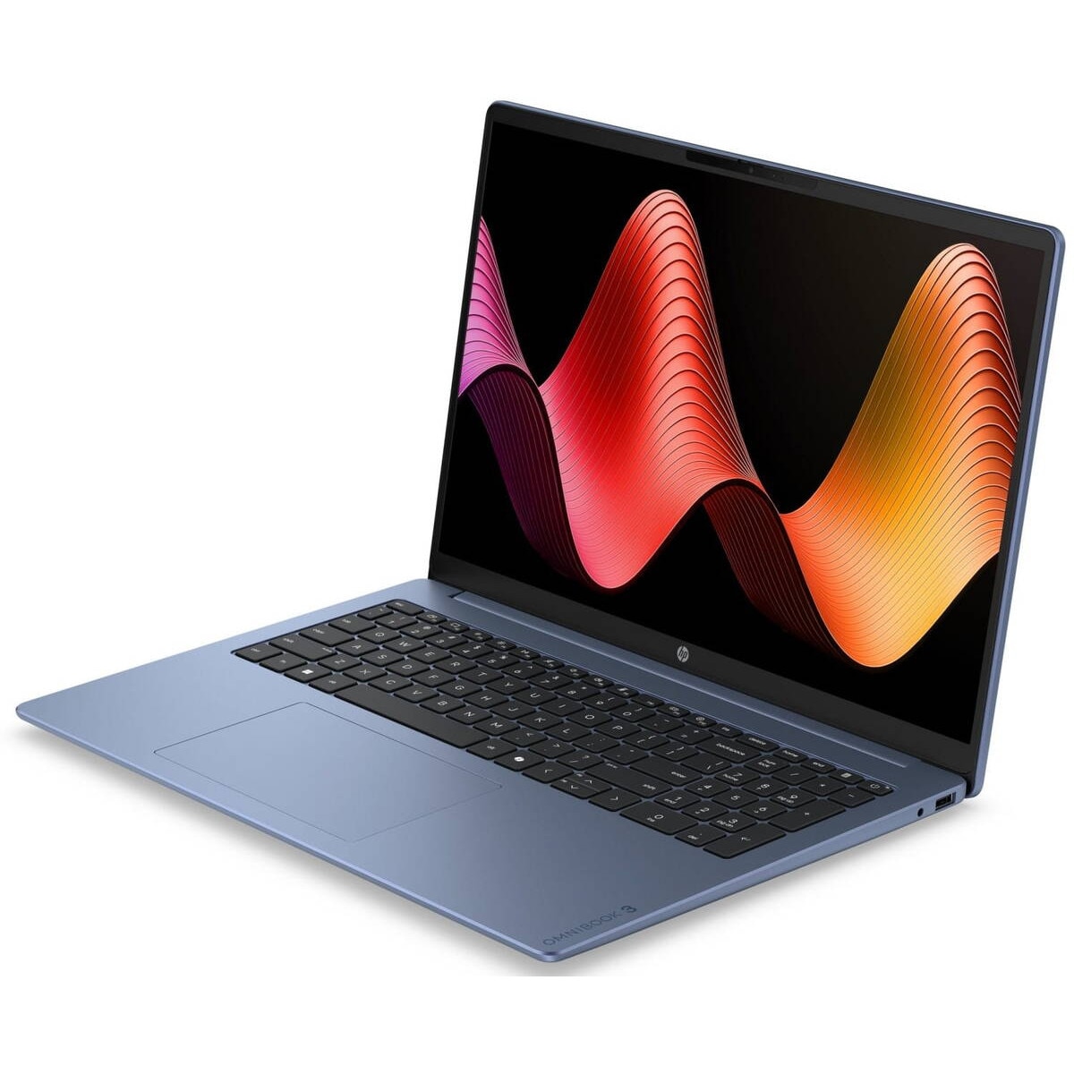 Laptop HP OmniBook 3 OLED 2K AMD Ryzen 7 250 16GB 512GB SSD Windows 11 Home Blue Navy