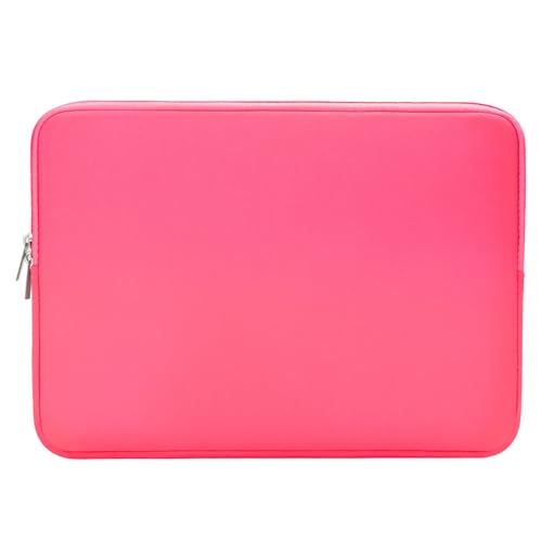 Husa Laptop 13.3 Inch, Compatibila Cu Laptopuri MacBook, Dell, HP, Lenovo, ASUS, Cu Fermoar, Din Neopren, Culoare Roz