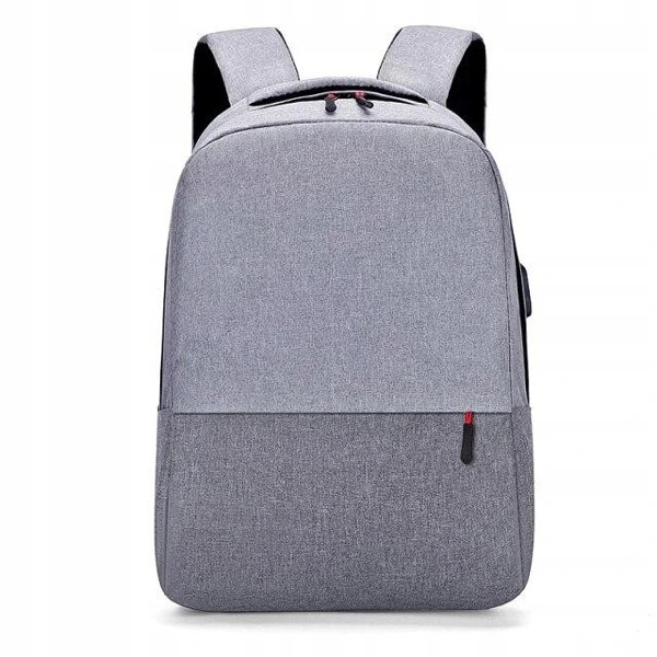 Rucsac sport, port USB, compartiment pentru laptop, 43 x 30 x 14 cm, material textil, negru