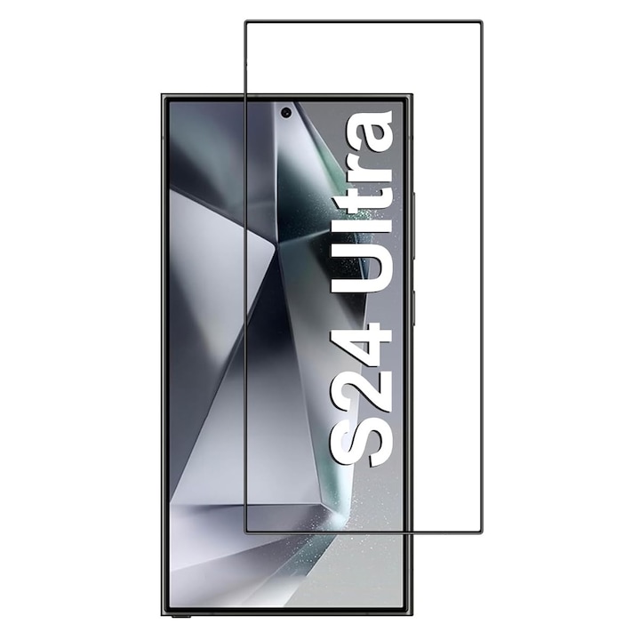 Folie de protectie Mobilesmart pentru Samsung Galaxy S24 ULTRA, sticla securizata Full Glue