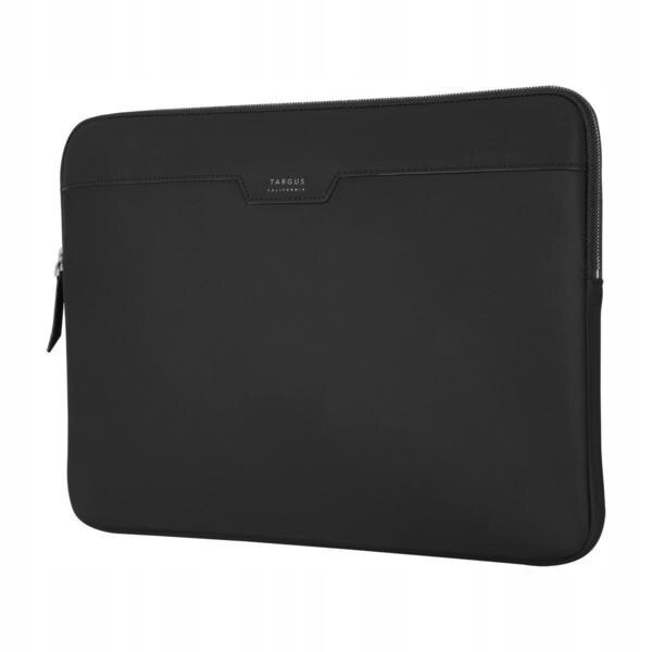 Etui pentru laptop Targus Newport Sleeve, cu fermoar, interior captusit moale, din nylon rezistent la apa, negru, 11-12'', 330x240x27 mm, 1 buc
