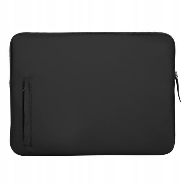 Etui pentru laptop Targus Newport Sleeve, cu fermoar, interior captusit moale, din nylon rezistent la apa, negru, 11-12'', 330x240x27 mm, 1 buc