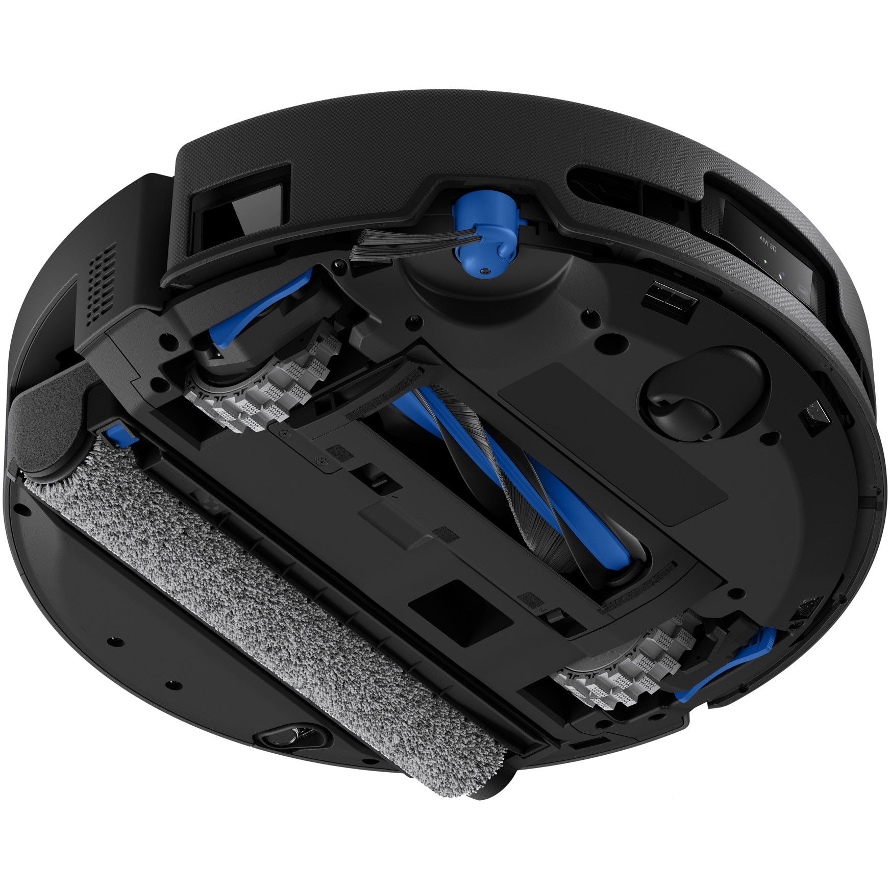 Aspirator robot DEEBOT T90 Pro Omni Ecovacs, putere de aspirare 30000Pa + BLAST, TruEdge 3.0, OZMO ROLLER 3.0, Airflow, TruePass Adaptive 4WD Climbing System, rezervor apa 110ml, cos praf 250ml, incarcare aprox 2h 50min, baterie Li-Ion 4000mAh, Negru