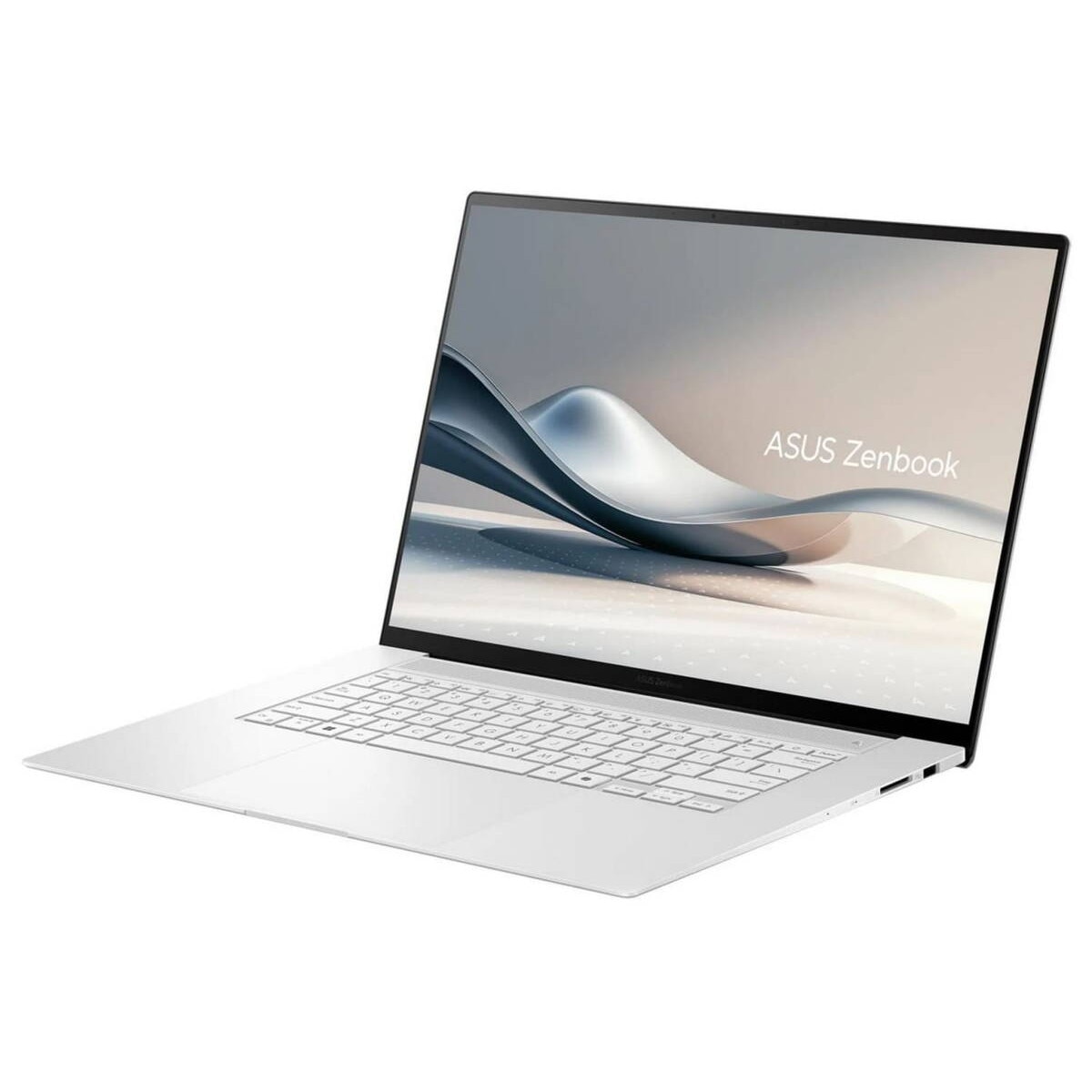Laptop ASUS Zenbook S16 OLED 3K 16 inch AMD Ryzen AI 9 465 32GB 1TB SSD Windows 11 Pro White