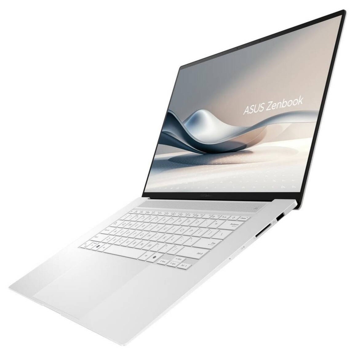 Laptop ASUS Zenbook S16 OLED 3K 16 inch AMD Ryzen AI 9 465 32GB 1TB SSD Windows 11 Pro White