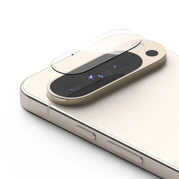 Folie sticla camera Google Pixel 9 Pro Ringke Camera Protector, transparenta (Pachet 3buc.)