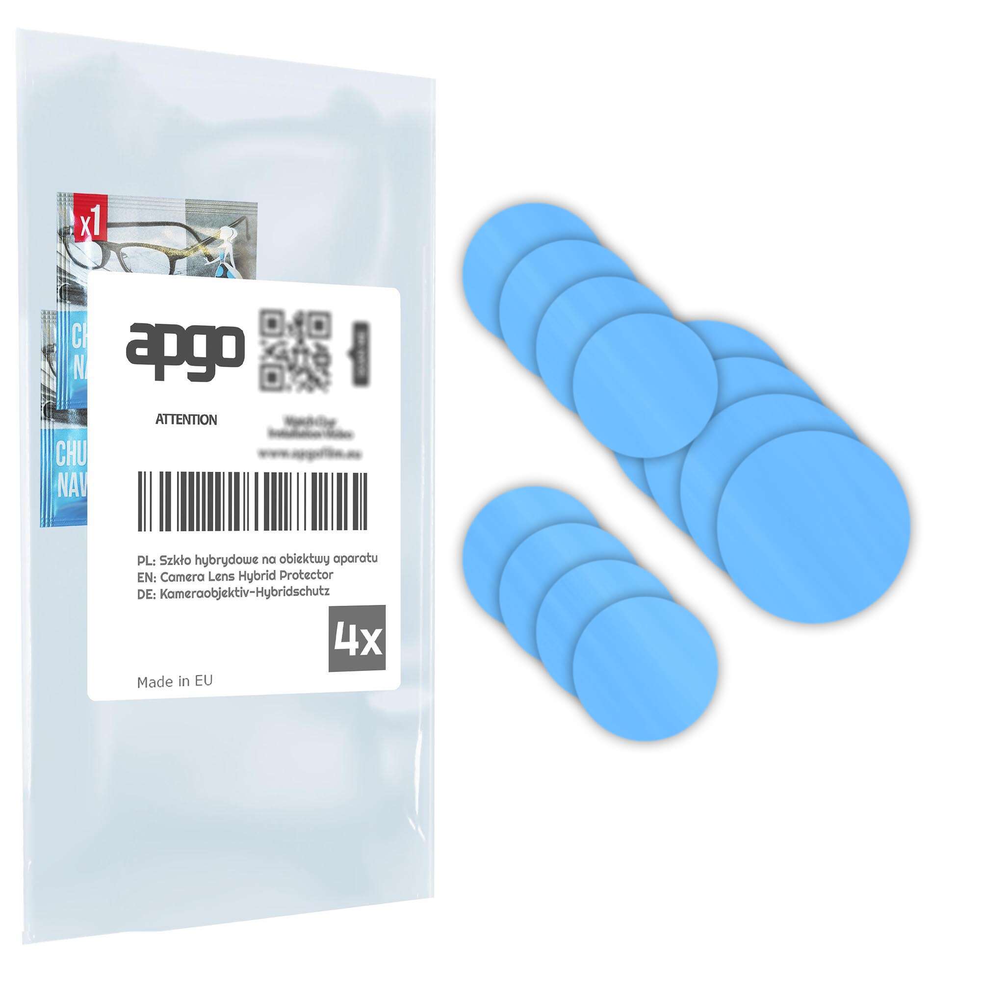 Set de 4 sticle de protectie pentru Huawei Pura 80 Ultra – apgo, camera sticla pentru obiectivul camerei telefonului, full glue, 9H, anti-zgarieturi