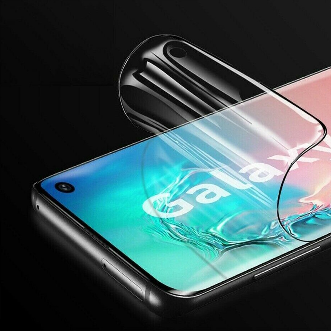 Folie de Protectie pentru Samsung Galaxy A22 5G Silicon Hydrogel Regenerabil, Flexible Hydro-Crystal, Protectie Completa, Full Glue, Instalare usoara
