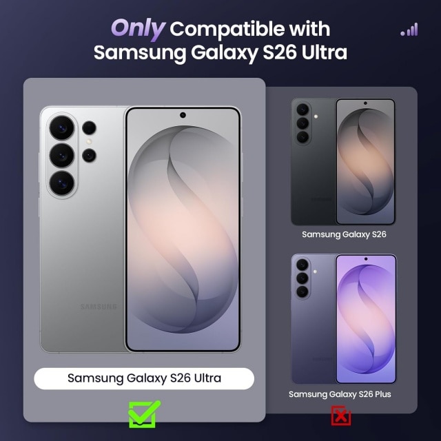 Set 2 folii protectie ecran compatibil cu Samsung Galaxy S26 Ultra, sticla 9H, protectie confidentialitate, rezistenta zgarieturi