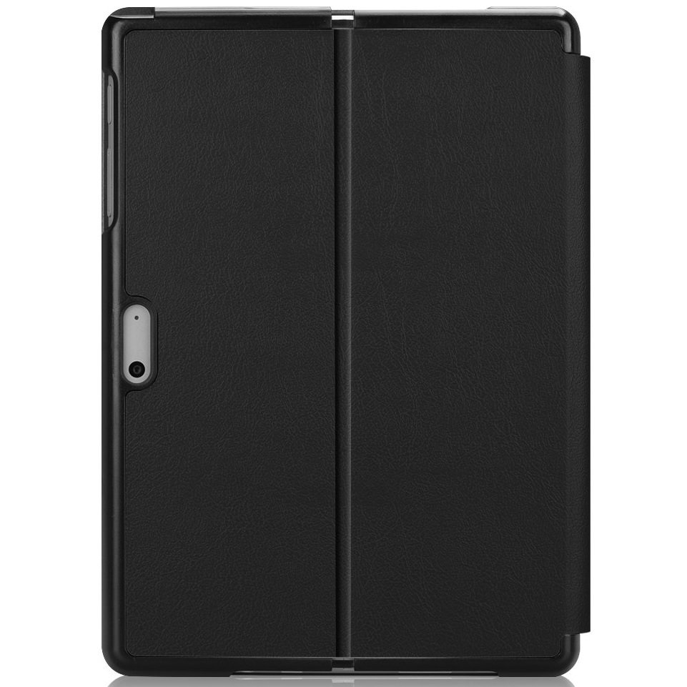 Husa tableta pentru Microsoft Surface Go, XGSM, piele ecologica, cu suport, negru
