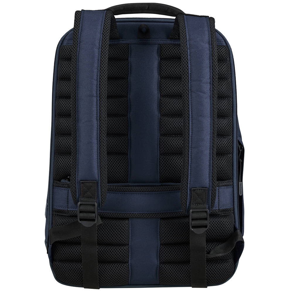 Rucsac pentru laptop, Samsonite, Poliester, Cu port USB, Bleumarin