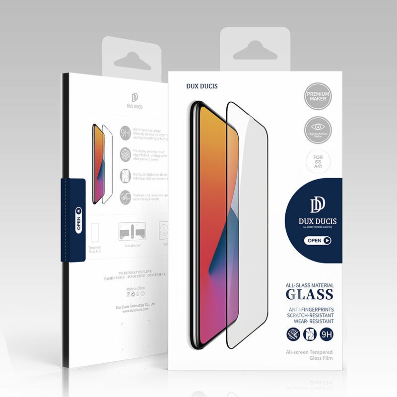 Folie protectie sticla pentru OnePlus Nord CE3, Dux Ducis Tempered Glass, Negru