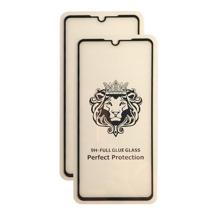 Folie sticla FULL GLUE compatibila cu Samsung Galaxy A51, Negru