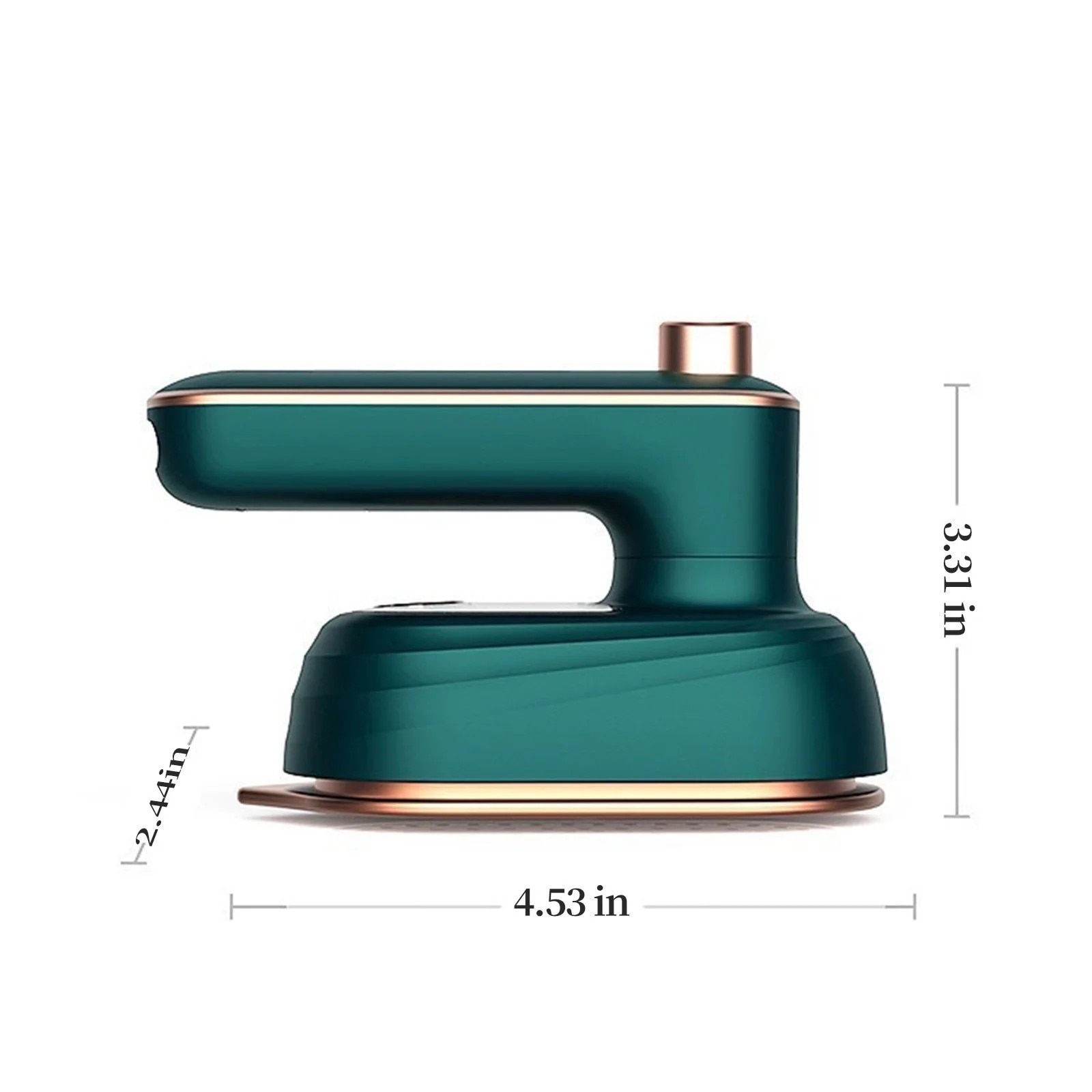 Fier de calcat portabil, 180° rotativ, mini, cu abur, capacitate rezervor 50ml, multicolor, 11.5x8.4x6.2cm