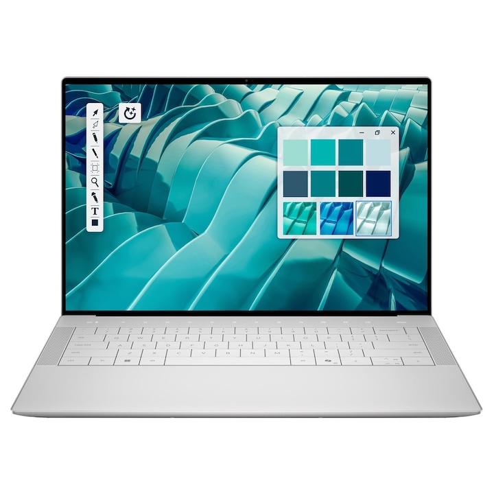Laptop DELL 14 Premium, 14.5" WUXGA, Intel® Core™ Ultra 7 255H pana la 5.1 GHz, 16 GB RAM LDDR5x 6400 MT/s, 512 GB SSD, Intel Arc Graphics, Windows 11 Pro, Platinum 512 GB
