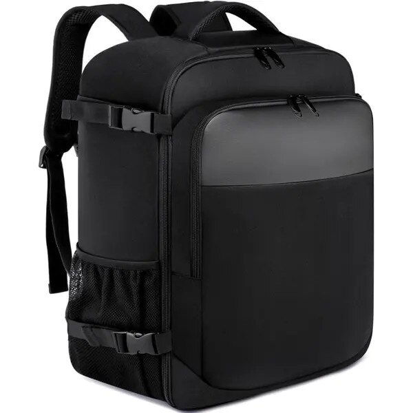 Rucsac de cabina 45x36x20cm negru compartiment laptop 14 inch port USB