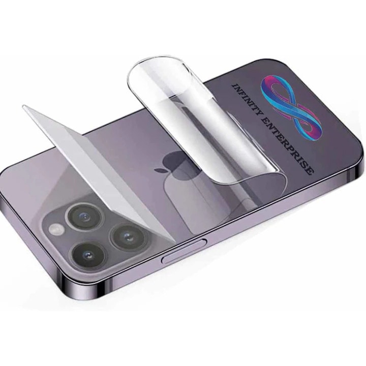 Folie Spate pentru Honor Magic8 Lite, Folii de protectie Premium Infinity Enterprise pentru ecran telefon din Hydrogel Regenerabil AntiShock, Flexibil, protectie si lipire Completa, Silicon, Set complet pentru Instalare usoara